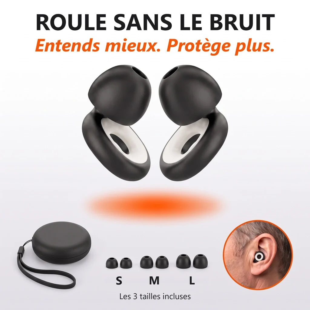 Bouchons d'oreilles moto ZenRider