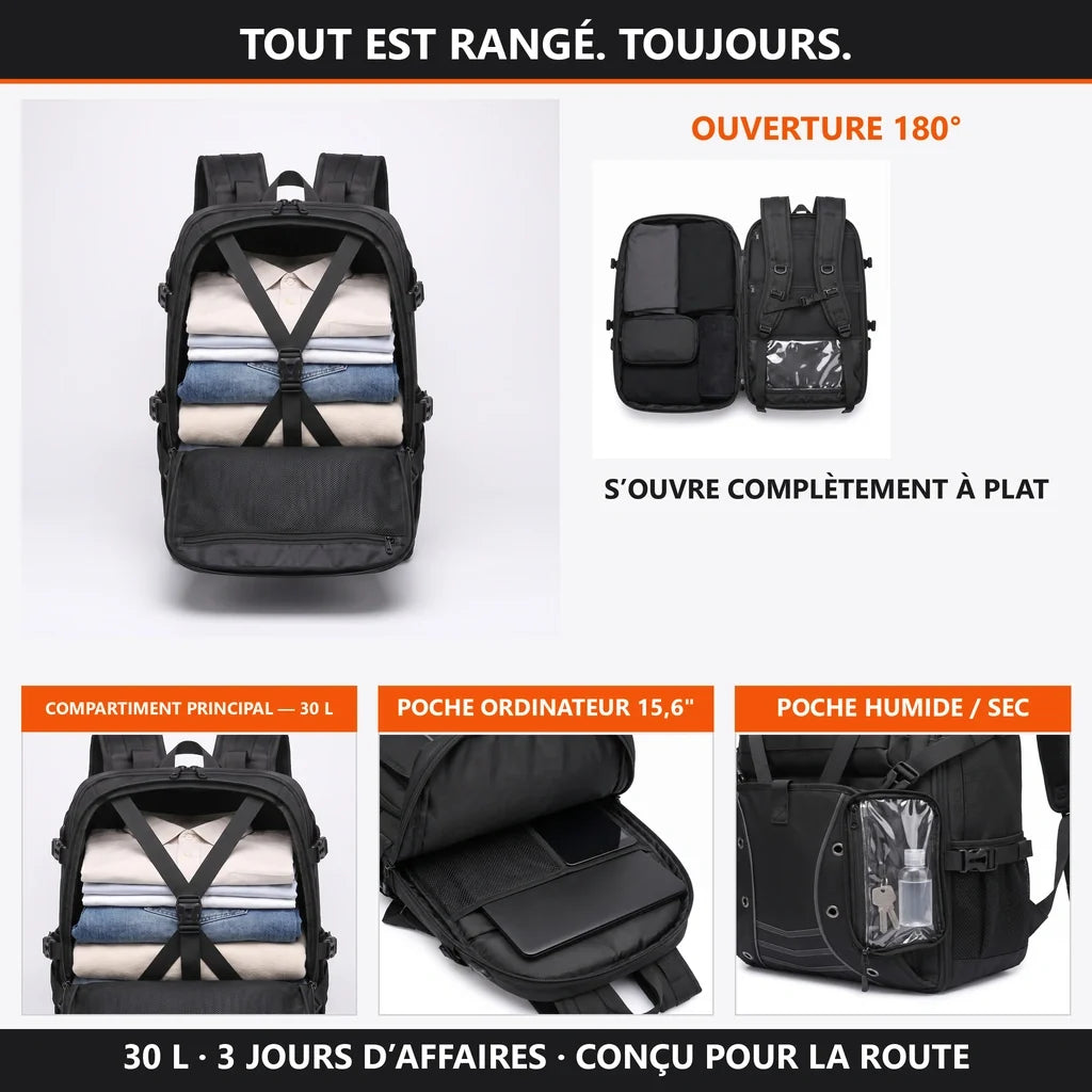 Sac à dos moto 30 L ZenRider