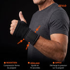 Protection de poignet moto ZenRider - maintien