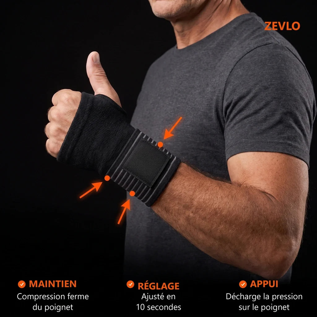 Protection de poignet moto ZenRider - maintien