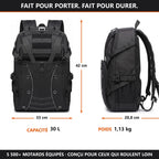 Sac à dos moto 30 L ZenRider