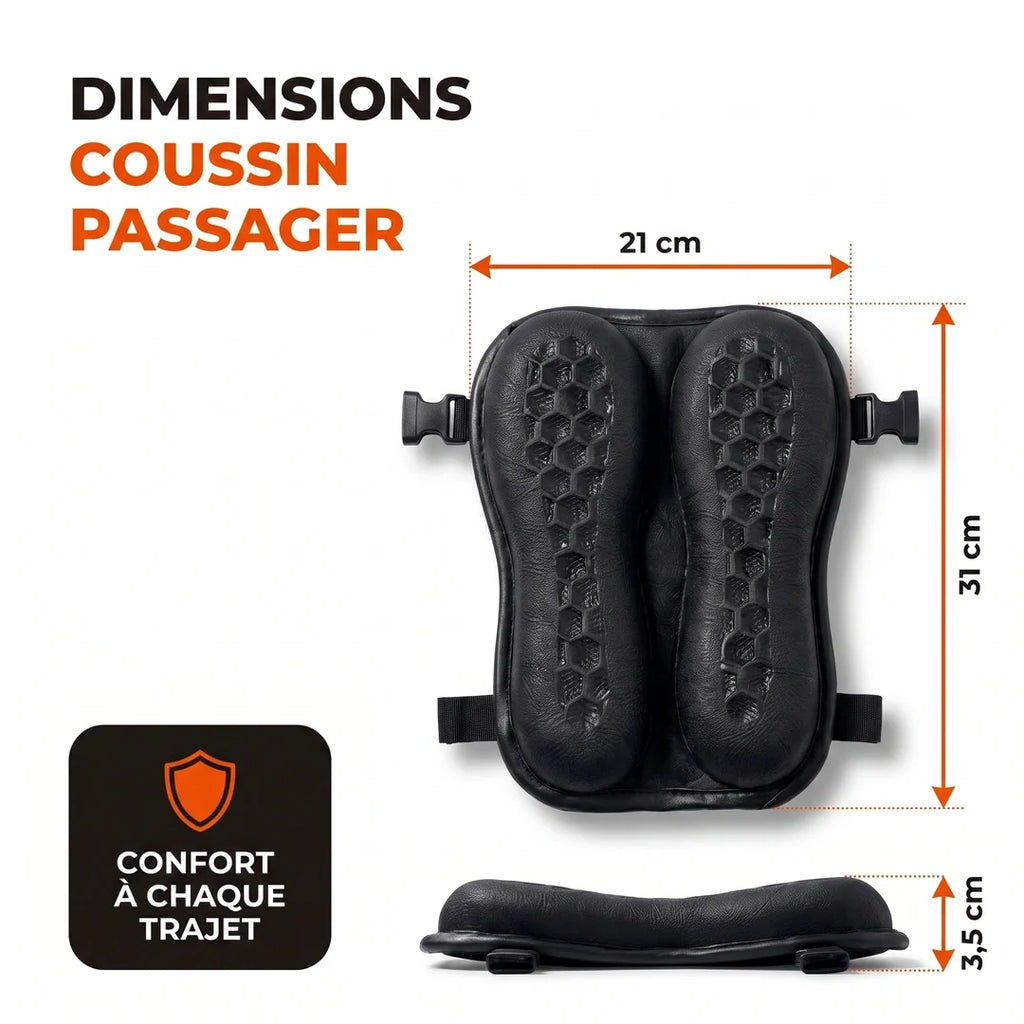 Coussin Passager — dimensions