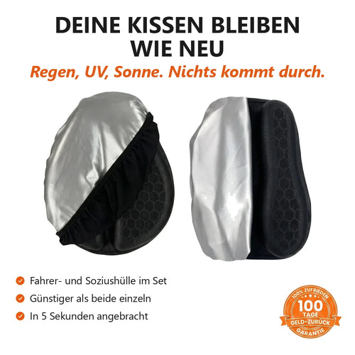 2er-Pack Schutzhüllen für Fahrer- und Soziuskissen