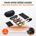 Blendschutz-Brillenset mit 4 Wechselgläsern ZenRider™