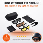4-Lens Anti-Glare Glasses Kit ZenRider™