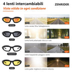 Kit occhiali antiriflesso 4 lenti ZenRider™