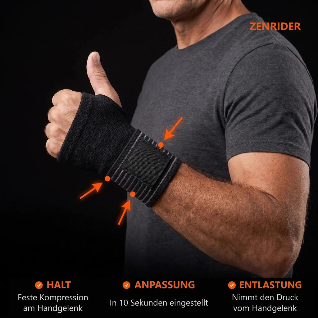 Anti-Vibrations-Handgelenkbandage ZenRider™