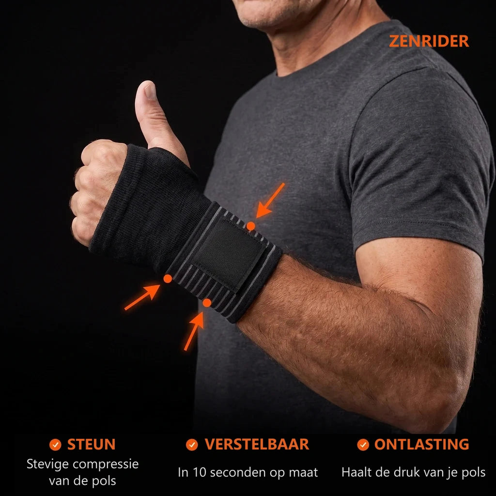 Anti-vibratie polsbandage ZenRider™