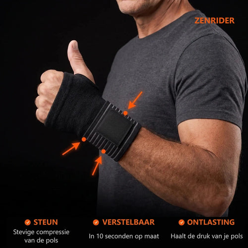 Anti-vibratie polsbandage ZenRider™