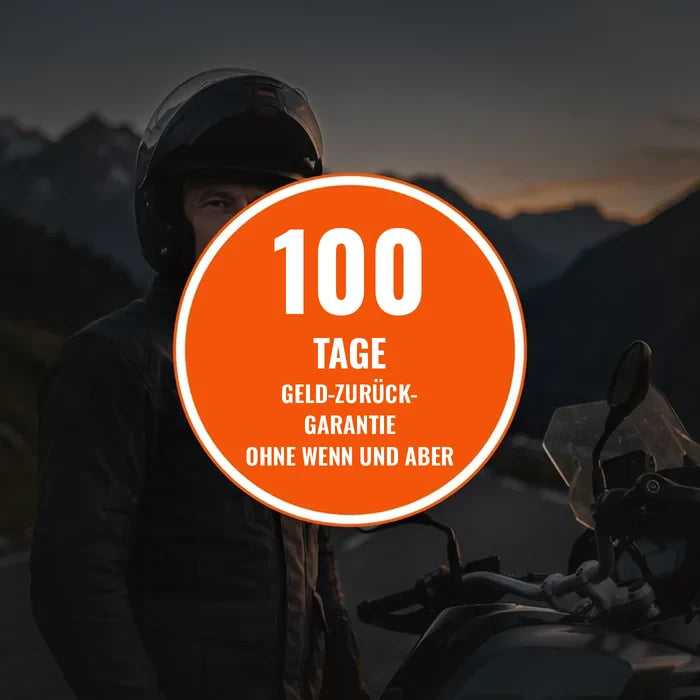 Fahr 100 Tage. Wenn es nicht passt, bekommst du dein Geld zurück.