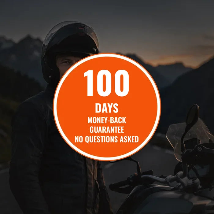 Ride for 100 days. If it's not for you, you get your money back.