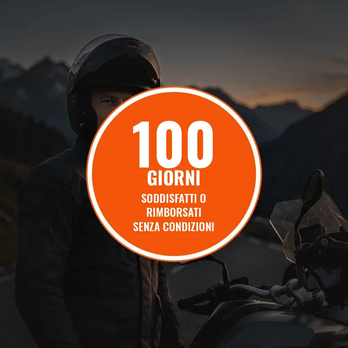 Guida per 100 giorni. Se non ti convince, ti rimborsiamo.