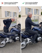 Senza / con il cuscino ZenRider per le lunghe distanze