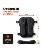 Passagierskussen, afmetingen: 21 × 31 × 3,5 cm